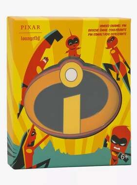 Loungefly Disney Pixar The Incredibles Family Hinge Enamel Pin NEW jumbo